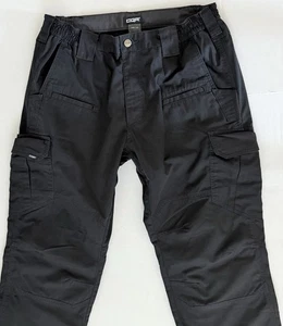 CQR Tactical Pants Men Black Ripstop Cargo TLP107 Sz 36x32 (36x31) - Picture 1 of 7