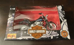 SEALED 1997 Harley Davidson Motor Cycles FXSTSB Bad Boy Maisto 1:18 New In Box - Picture 1 of 8