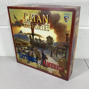 Catan Histories: Settlers of America Trails to Rails - Board Game 100% Complete - Picture 1 of 11