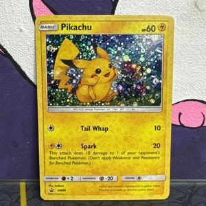 💥 Pokémon Pikachu TCG SM86 Cosmo Holo Black Star General Mills Promo Card Rare - Picture 1 of 2