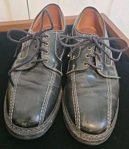 Allen Edmonds Mapleton Leder Fahrrad Zehe Herren Schuhe-schwarz-Gummisohle-7 1/2 D - Bild 1 von 10