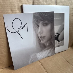 Taylor Swift The Tortured Poets Department Vinyl Signed Heart Manuscript Read - Picture 1 of 5