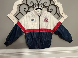 Chaqueta cortavientos vintage STP Racing Pepsi Richard Petty King Louie L - Imagen 1 de 11