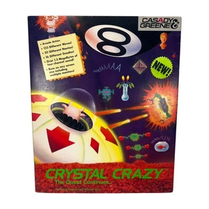 Juego Apple Macintosh 1993 Crystal Crazy Quest Continues de colección con caja grande 3 insertos - Imagen 1 de 6
