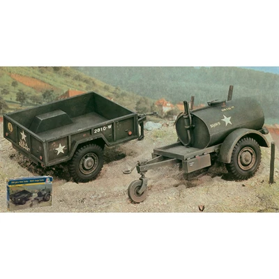 GAL.S TANK TRAILER AND M101 KIT 1:35 Italeri Kit Mezzi Militari Modellino Nuovo - Immagine 1 di 3