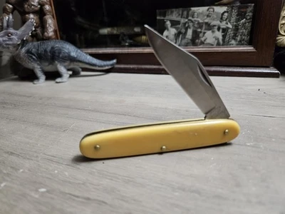 ХОРОШИЙ КАРМАННЫЙ НОЖ - СТОЛОВЫЕ ПРИБОРЫ FROST - ОДНО ЛЕЗВИЕ - ROSTFERI НЕРЖАВЕЮЩАЯ СТАЛЬ - Изображение 1 из 4