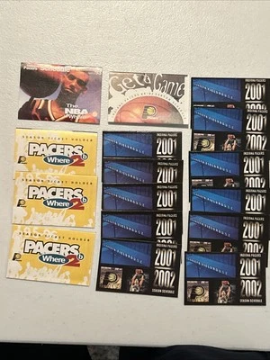 Indiana Pacers NBA Pocket Schedules Misc Lot of 16 - 1992 - 2002 - Image 1 of 4