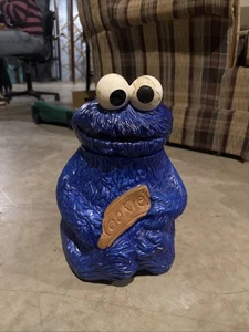 Vintage Cookie Monster Cookie Jar Ceramic #970 Sesame Street 1970's Muppets - Picture 1 of 8