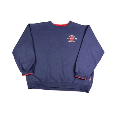 Sudadera Coca Cola Refrescante Marca Azul Rojo Cuello Redondo Para Hombre Lg De Colección Foto 1 de 4