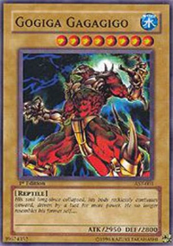 Lightly Played Gogiga Gagagigo - AST-001 - Common - 1st Edition - YuGiOh  - Image 1 of 1