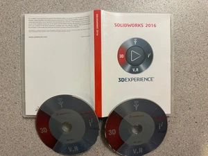 (2) DVD Solidworks 2016 dischi software Windows Windows 64 bit - Foto 1 di 2