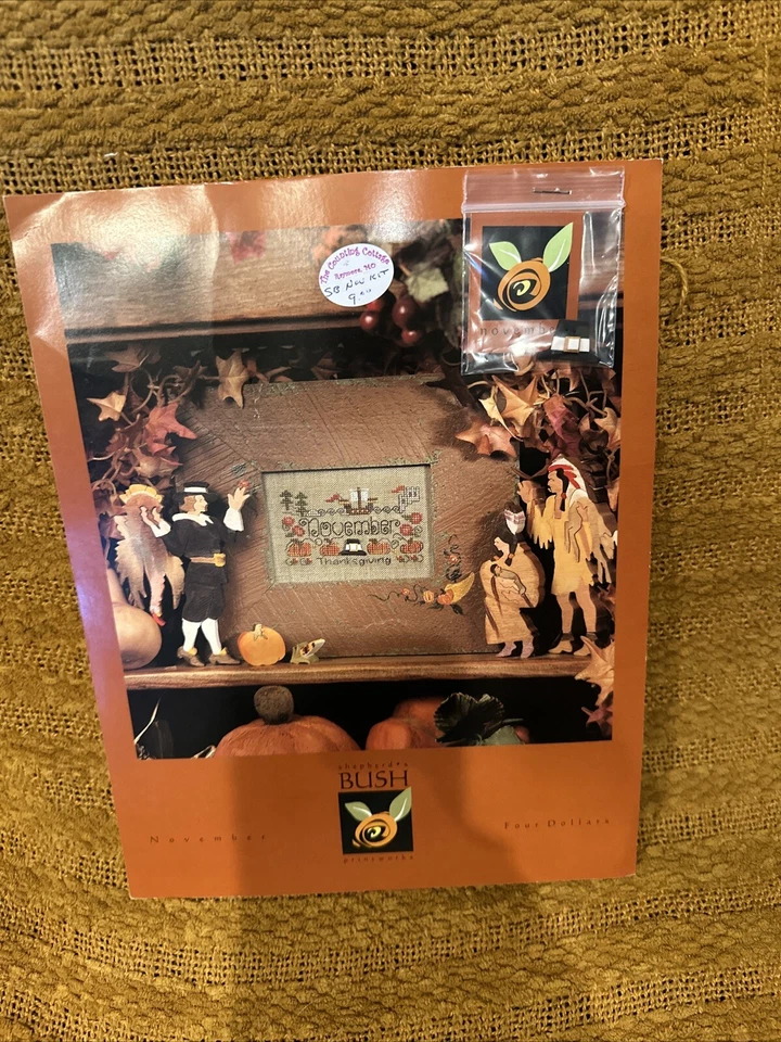 Cross Stitch Pattern of November by Shepherd's Bush - Image 1 of 2