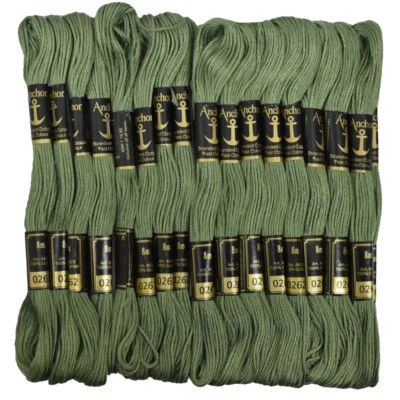 Anchor Cotton Threads Cross Stitch Floss Embroidery Sweing Crafting.25 Skeins - Image 1 of 4