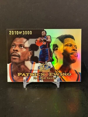 1998-99 Flair Showcase Basketball Patrick Ewing Row 1 Card #41  #'ed /3000 - Image 1 of 2