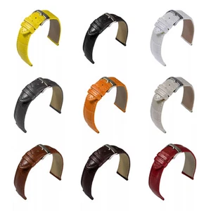 Barington Croco-Print Bracelet Montre (890) - 18 Couleurs - 13 Stegbreiten - Picture 1 of 18