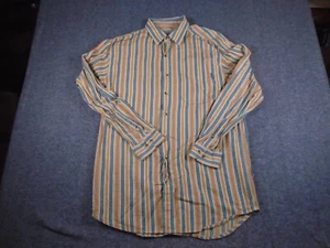 Territory Ahead Shirt Mens Large Multicolor Striped Western Aztec Casual - Picture 1 of 8