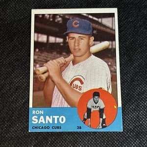 1963 Topps #252 Ron Santo Chicago Cubs HOF EX-NM!!!!! - Bild 1 von 2
