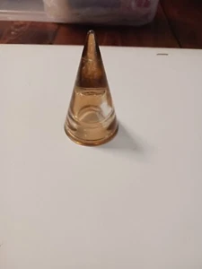 Vintage Glass Cone Shaped Paper Weight - Picture 1 of 8