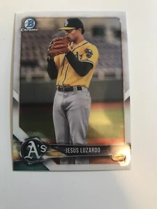 Investment! 2018 Bowman Chrome Prospects #BCP126 Jesus Luzardo Oakland Athletics - Picture 1 of 2