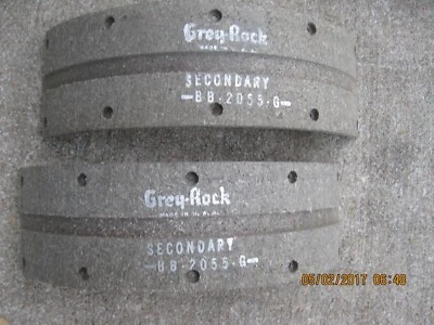 BRAKE LININGS 1957 - 1965  Dodge Plymouth Mercury & Police, 1957 Ford Station - Imagem 1 de 4