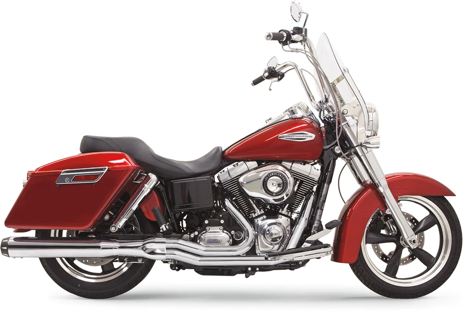 Bassani Road Rage 2-to-1 Long Megaphone Exhaust 12-16 Harley-Davidson Switchback - Image 1 of 1
