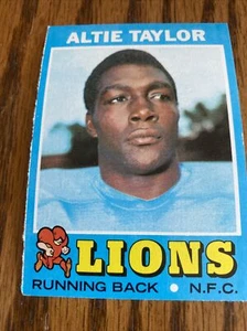 1971 Topps Football #62 Altie Taylor Detroit Lions EX - Picture 1 of 4