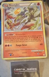Pokemon Español HeartGold Ninetales 7/123 Casi Como Nuevo Casi Nuevo - Imagen 1 de 2