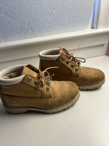 Stivali donna Timberland Nellie impermeabili chukka pelle escursionismo grano taglia 6m