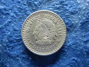 MEXICO 5 PESOS 1948, KM465 - Picture 1 of 2