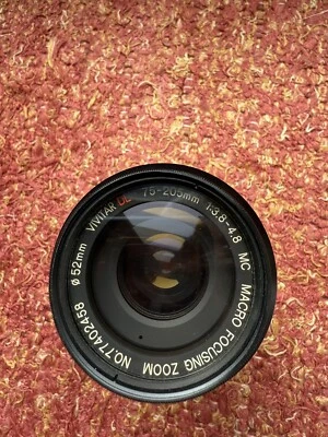 Vivitar MC Macro Focusing Zoom 75-205mm f3.8 Minolta MD Mount - Image 1 of 3