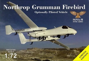 1/72 Sova M 72001 Northrop Grumman Firebird Optionally Piloted Vehicle - Picture 1 of 4