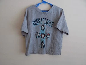 GUNS N' ROSES UNISEX KIDS T - SHIRT SMALL 7 / 8 GRAY - Picture 1 of 3