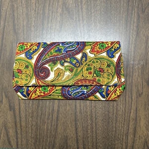 Vtg Authentic Lennox Bags Hand Crafted 50s 60s Clutch Handbag Purse All Over - Picture 1 of 9