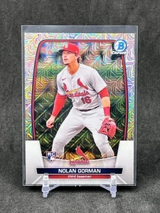 2023 Bowman Nolan Gorman Novato Mojo Refractor St. Louis Cardinals RC - Imagen 1 de 2