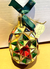 Waterford Holiday Heirlooms Season's FACETED EGG Diamond Poland Ornament $55