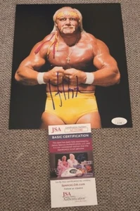 HULK HOGAN SIGNED 8X10 PHOTO HULKAMANIA WWE WWF JSA AUTHENTICATED #AL23280 WOW - Picture 1 of 4