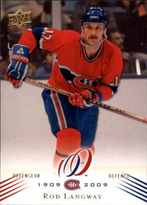 2008-09 Upper Deck Montreal Canadiens Centennial Hockey #20 Rod Langway
