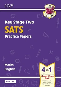 KS2 Sats Ages 7-11 Maths & English Practice Papers Pack 1 Tests with Answers CGP - Picture 1 of 12