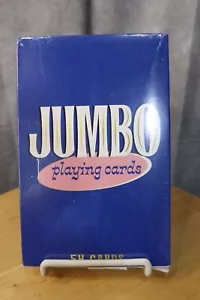 7"x 4 1/2" Jumbo Giant Playing Cards Super Oversize Huge Poker (NEW/SEALED) - Picture 1 of 1