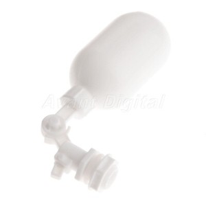 1/4" Adjustable Plastic Float Ball Valve Aquarium Water Shut off Automatic Fill