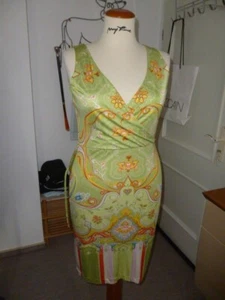 STEFFEN SCHRAUT ärmelloses Citykleid 100% REINE SEIDE Gr. 38 s. Maße WIE NEU - Bild 1 von 8