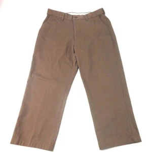 Covington Khaki Slacks 34W 23L (Hemmed 23L) Womens Stretch Band Waist RN 15099 - Picture 1 of 11