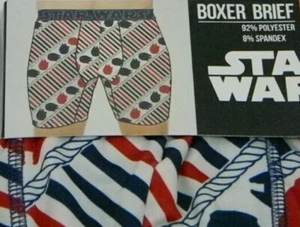 Bioworld Star Wars Men's Boxer Brief Underwear Millennium Falcon Red White Blue - Picture 1 of 5