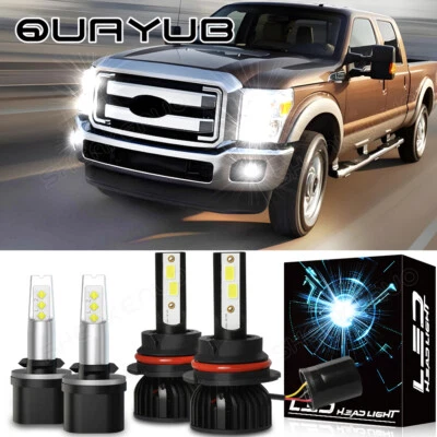 Faros LED + faros antiniebla para Ford E-350 Super Duty 1999 2000-2006 2007 Foto 1 de 4