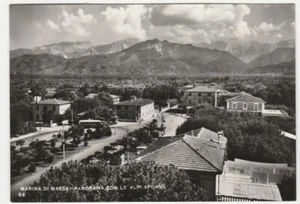 MASSENMARINE - PANORAMA MIT DEN APUANISCHEN ALPEN - REISE 1952 -22933- - Bild 1 von 1