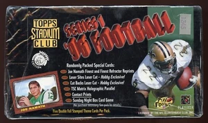 1996 Topps Stadium Club Series 1 Football Jumbo Hobby Box - Factory Sealed - Picture 1 of 6