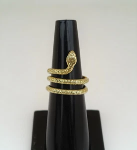 Handmade Snake Wrap Ring Adjustable Women Men Great Details - Picture 1 of 7