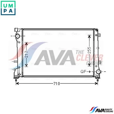 RADIATOR ENGINE COOLING FT2390 FOR ABARTH 500/595C/695C 500C 312B4.000 1.4L - Image 1 of 4