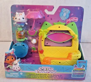 Gabby's Casa de Muñecas Cakey's Batido de Frutas Fiesta Balcón Set Juguete Nuevo - Imagen 1 de 2