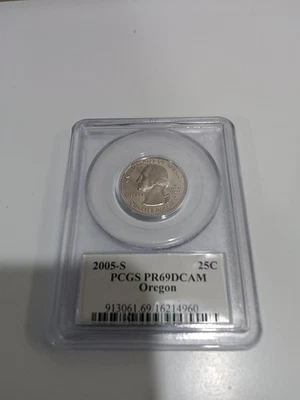 2005 S Oregon State Quarter PCGS PR69 DCAM - Image 1 of 2